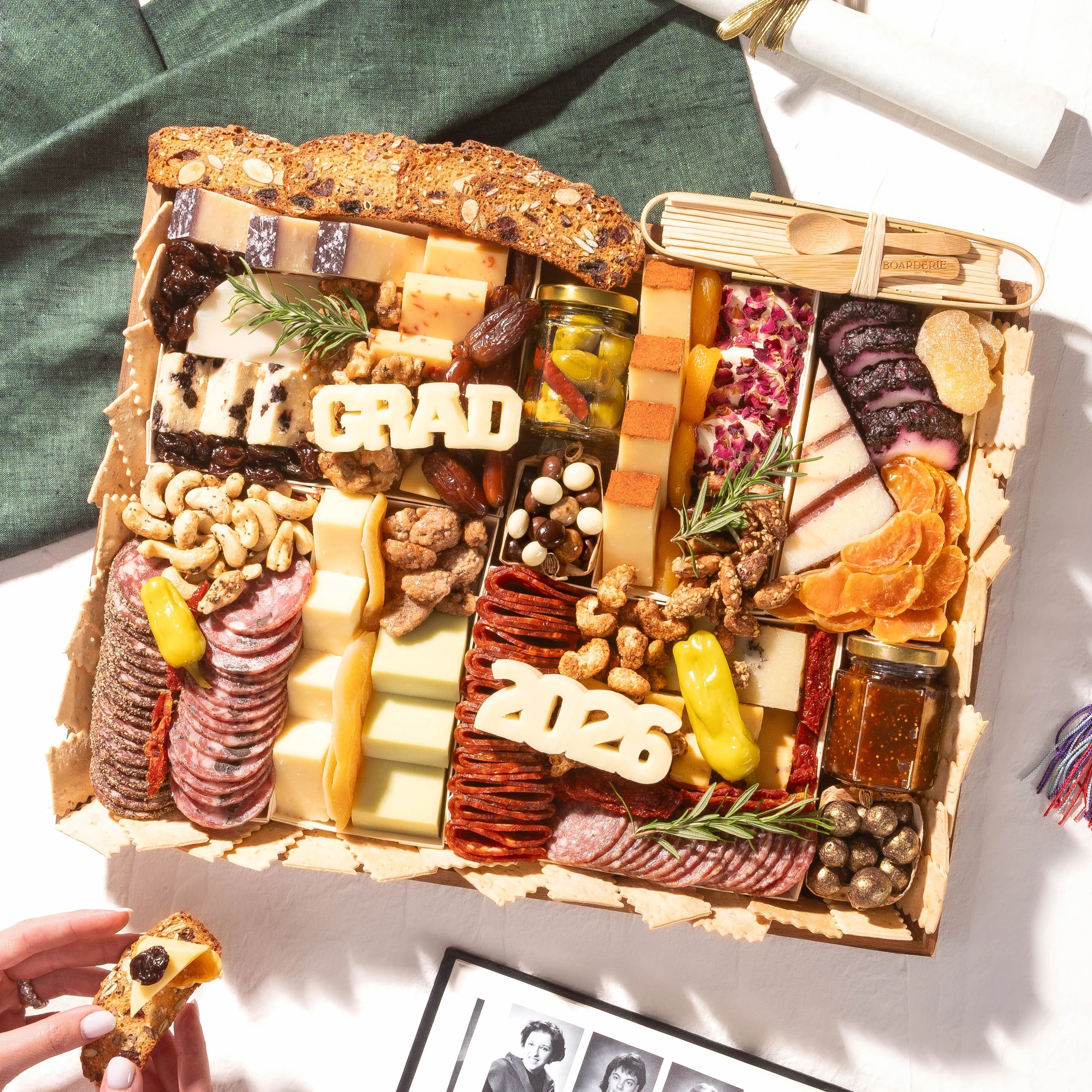 Graduation Large Cheese & Charcuterie Board - E-Gift