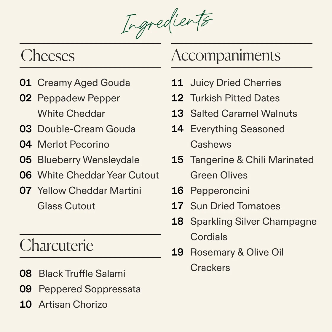 New Year's Classic Cheese & Charcuterie Board - Image 3