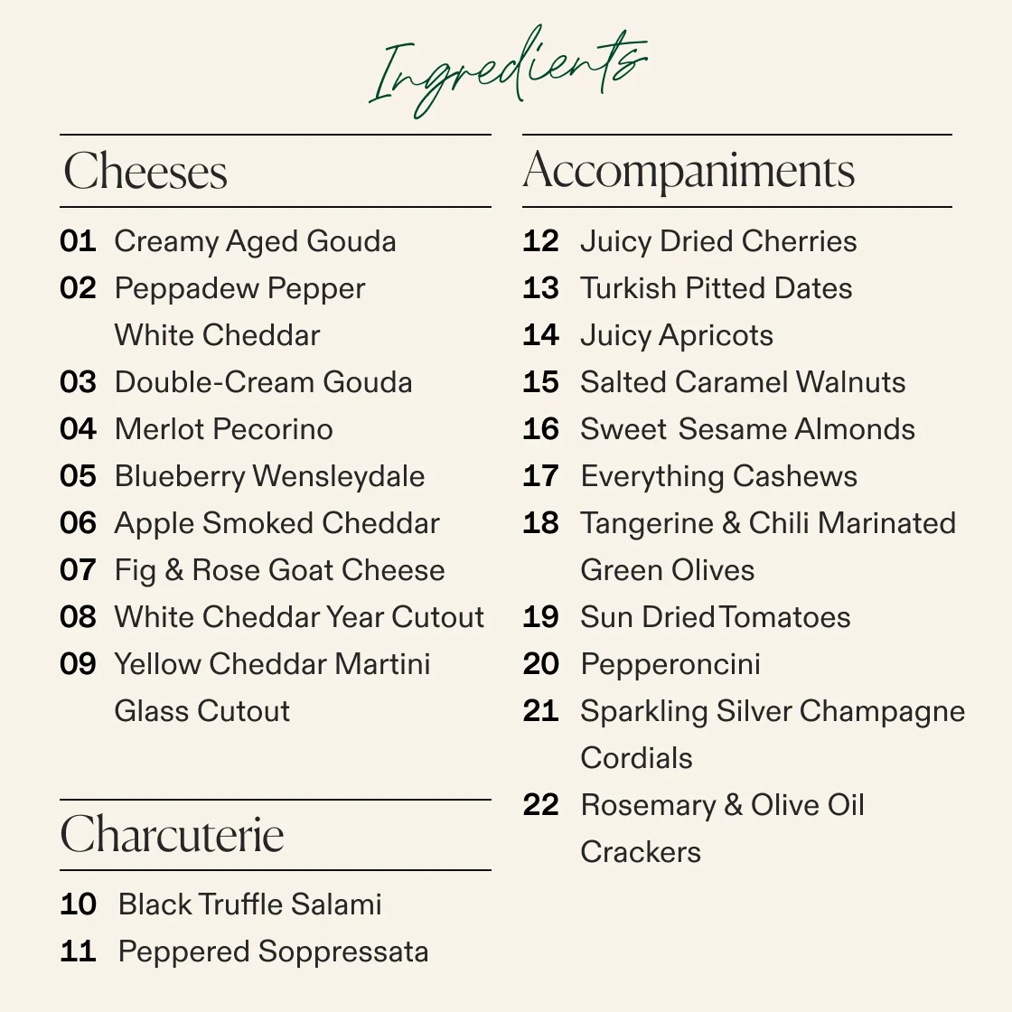 New Year's Medium Cheese & Charcuterie Board - Image 3