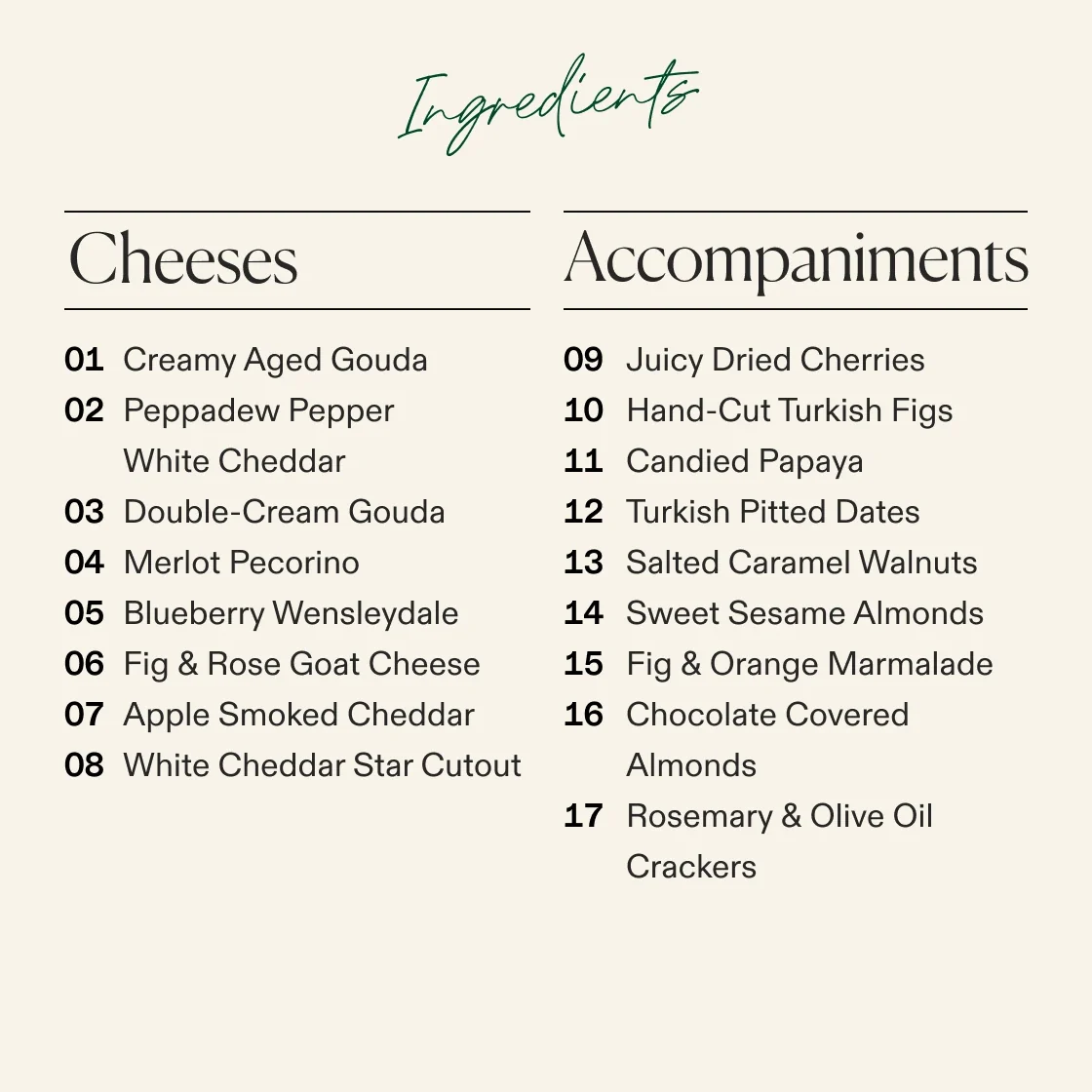Jewish Holiday Classic Cheese Board (No Meat) - Image 3