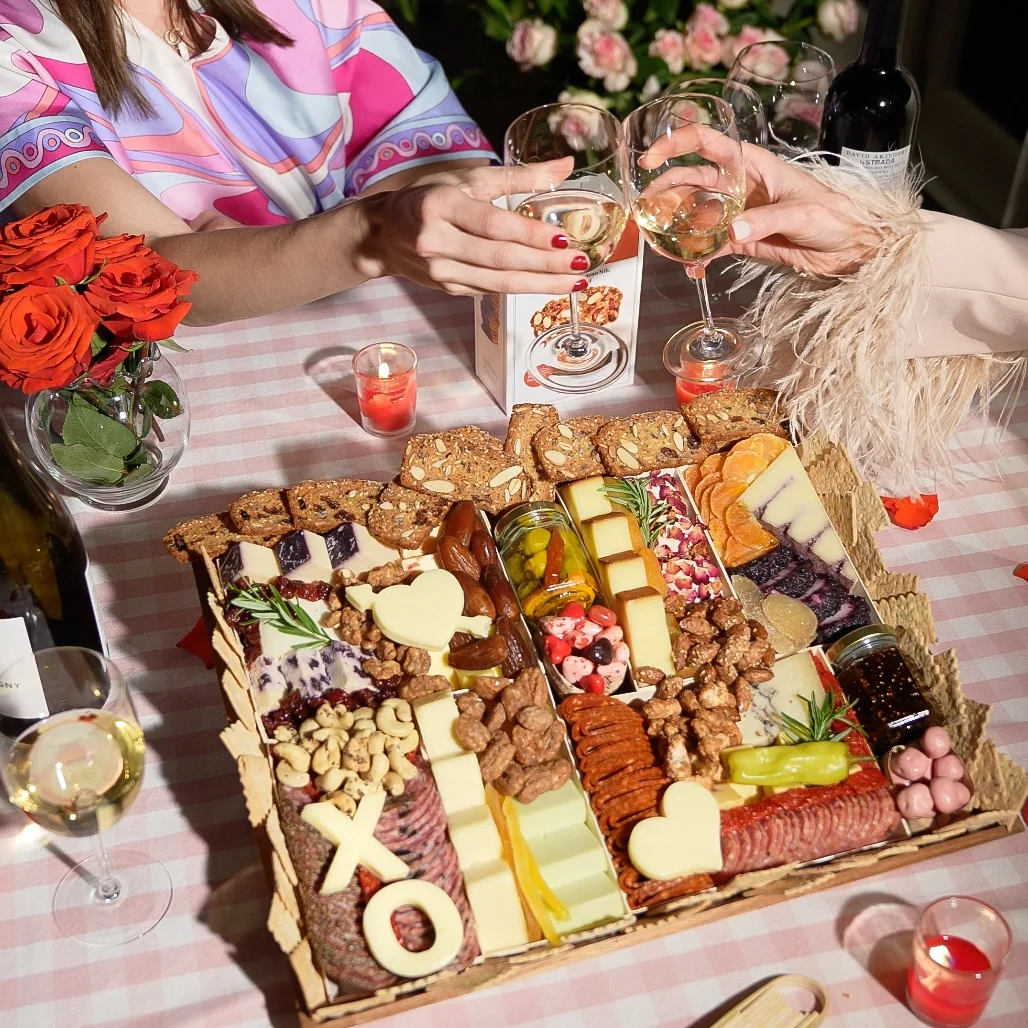 Valentine's Large Cheese & Charcuterie Board - E-Gift - Image 3